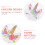 48 einhorn cake topper dekorationen für cupcakes 7