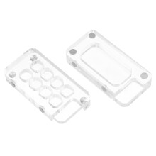 Portable Transparent Acrylic Paint Palette Compact Watercolor Box