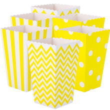 48 popcorn boxen mit druckmotiv aus papier für frites