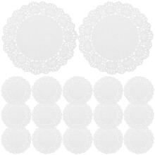 200pcs disposable oil-absorb paper placemat decorative doilies