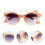 1 pair kids sunglasses bowknot decorative props eyeglasses 2