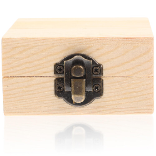 Multi-Grid Wooden Essential Oil Box Light Yellow Smooth Surface Holder