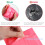 50pcs shockproof padded bubble envelopes pink 15x20cm waterproof 6