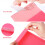 50pcs shockproof padded bubble envelopes pink 15x20cm waterproof 4
