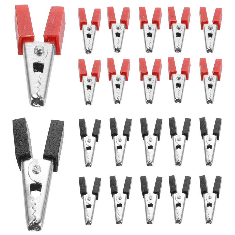 40Pcs Battery Clips Clamps Electrical Test Leads 3302141497273