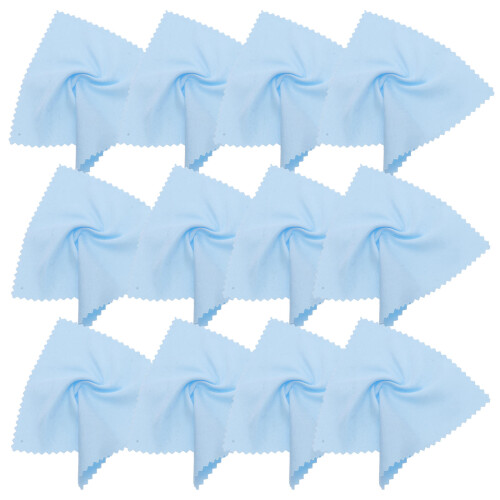 100pcs 10x10cm microfiber cloths for glasses, camera, phone