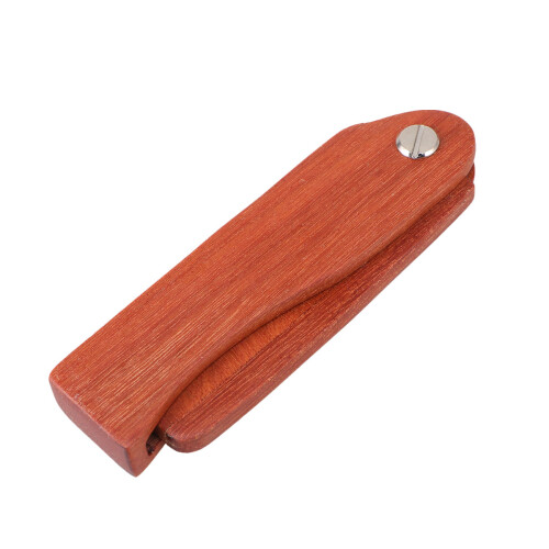 wooden anti-static foldable comb for hair beard bangs pocket