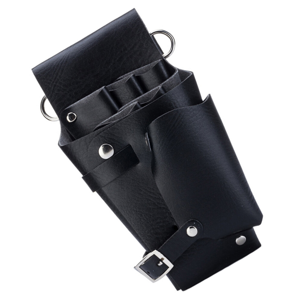 Happyyami Unisex Hairdressing Pouch Belt Waist Bag With Scissor For Shears