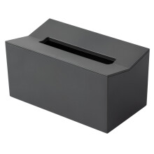 wall-mounted plastic waterproof toilet paper holder dark grey
