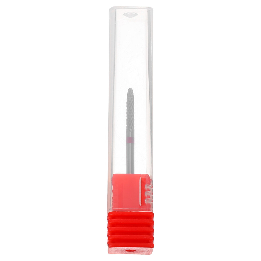 Solustre Nail Drill Bit Nail Art Grinding Head Metal Manicure Bit
