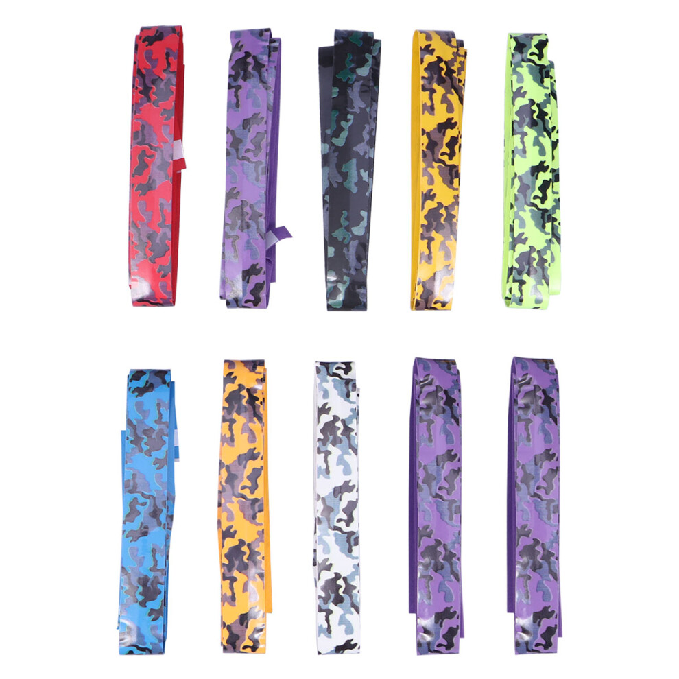 10pc racket grip tape for tennis badminton anti-slip camouflage-image-OPC-PKRTTGN-NEW