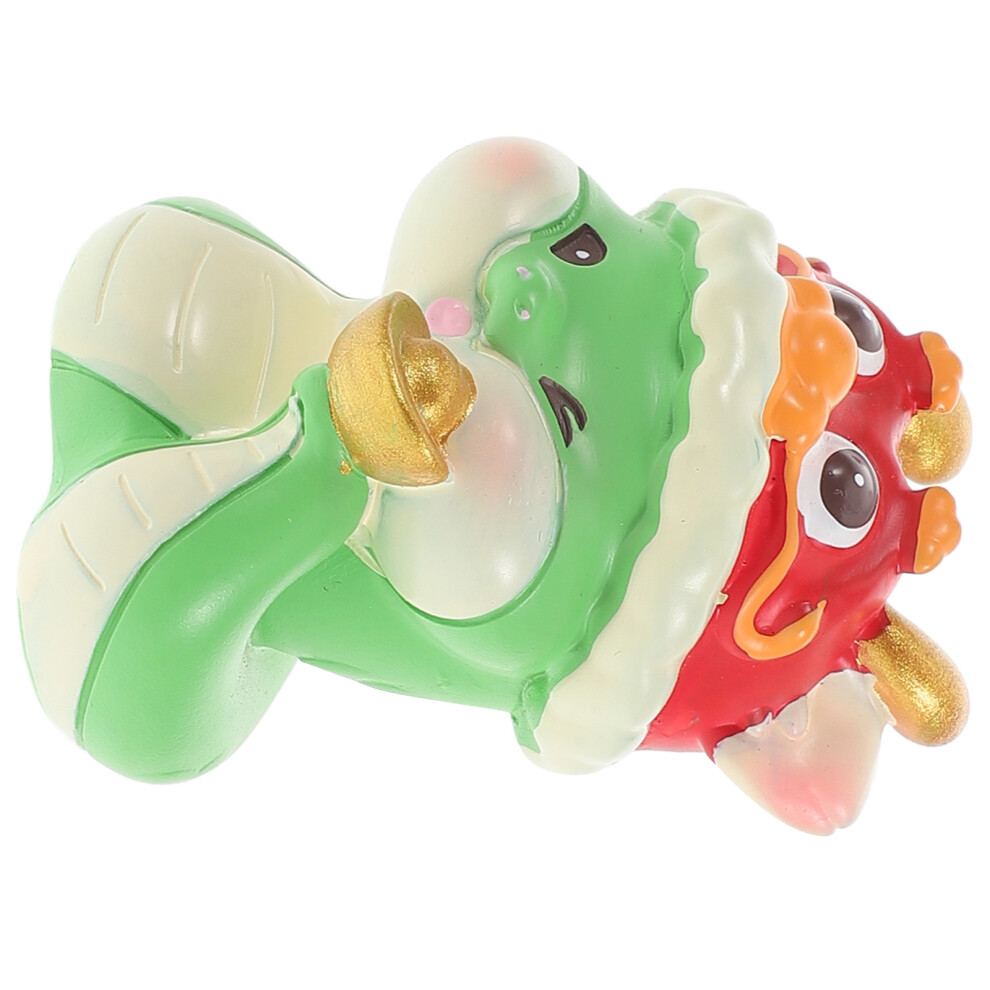 Chinese Zodiac Snake Resin Statue Cartoon Car Dashboard Ornament 2025 3302210808191