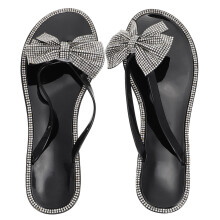 1Paire Flip-Flops PVC Nœud Mode