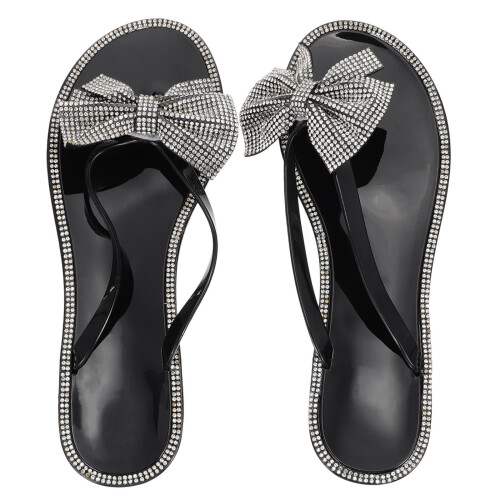 1Paire Flip-Flops PVC Nœud Mode