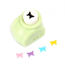 6pcs craft punch set for kids, embossed mini manual scrapbook supplies