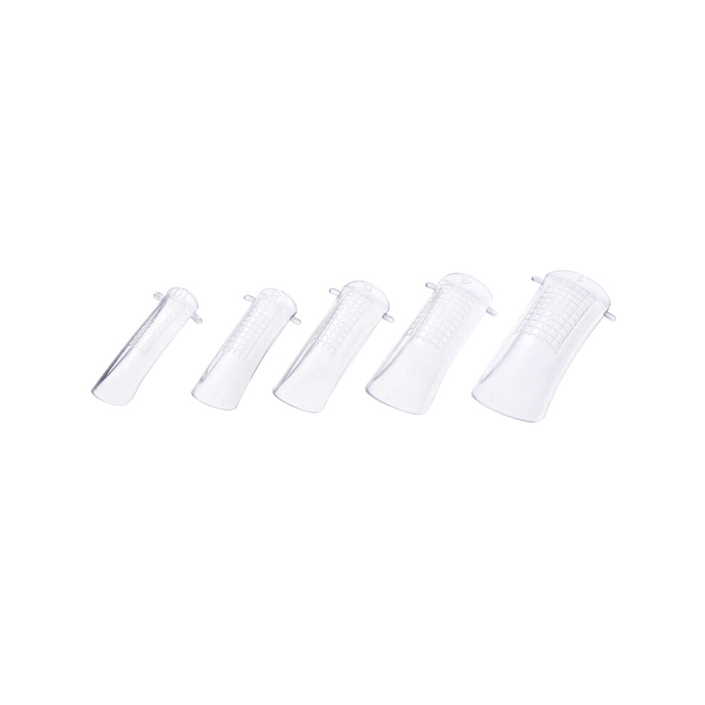 Totority 100Pcs Clear Full Cover Nail Tips For Gel Manicures And Diy Nail Art