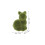 4pcs mini flocked bunny ornaments for easter decoration 2