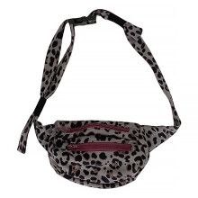 leopard pattern waist pouch storage chest bag