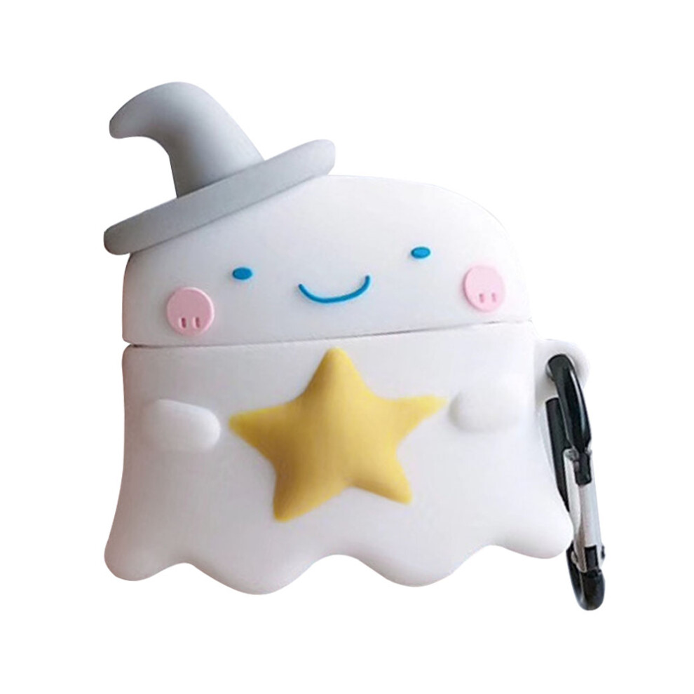 Cartoon Ghost Wireless Earphone Case For White 3302141470337