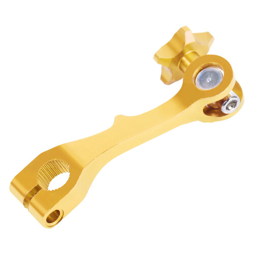 Leviers Arrière Frein Moto Aluminium Doré Accessoire Refit