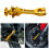 Leviers Arrière Frein Moto Aluminium Doré Accessoire Refit 9