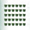 50pcs solid color green muffin cups for baking and parties 8