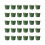 50pcs solid color green muffin cups for baking and parties 1