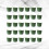 50pcs solid color green muffin cups for baking and parties 7