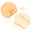 10pcs transparent plastic pacifier case large capacity for travel home 9