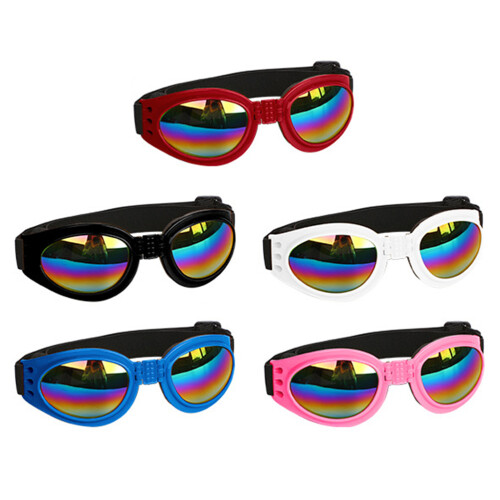 5Stk Faltbare Haustier Sonnenbrille Mit Elastischem Trageband 2