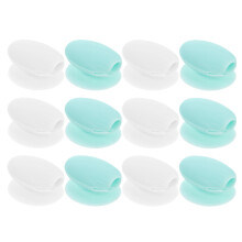 12pcs silicone lip brush covers for protection and anti-loss