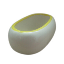 ceramic parrot bathtub feeder bowl food safety grade for small pets