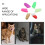 140pcs/7 sets pet claw cover for cat size l 8