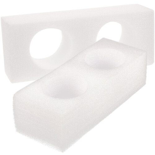 2pcs 2-hole coffee cup trays for takeout milk tea packing