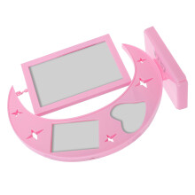 Durable Pink Moon Star Desktop Picture Frame for Bedroom Decor