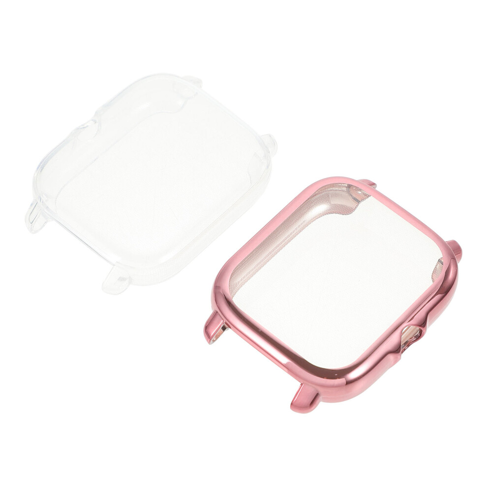 2Pcs Watch Screen Protector Portable Shell Cover Full Case 3302039384739