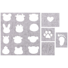 5pcs wool felting molds for diy needle crafting and embroidery tools