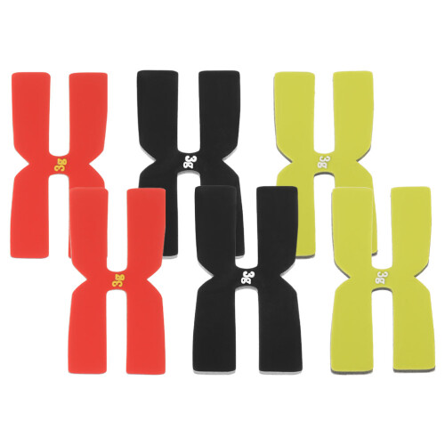 6pcs silicone racket weight strips for tennis training