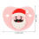 infant food grade silicone pacifier for baby 0-3 years random pattern 2