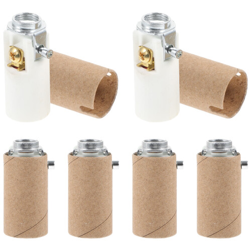6 pcs candelabra socket e12 base bulb holder lamp part for making lamp 2