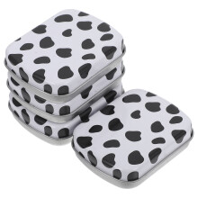 4pcs tinplate boxes for treats, cookies, cake packaging