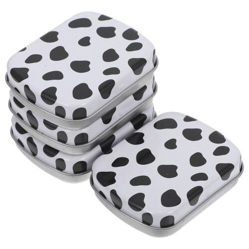 4pcs tinplate boxes for treats, cookies, cake packaging