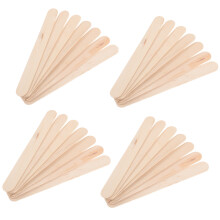 10 packs wooden popsicle sticks for ice cream making and diy projects