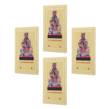 4pcs feng shui tai sui card wu sui amulet for luck wealth success