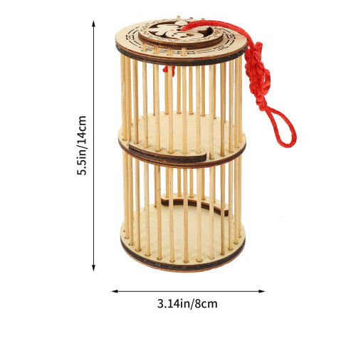 bamboo cage portable carrying case for crickets 1