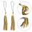 4Pcs Versatile Multi Graduation Tassels for Graduation Gown Cap Decor 11
