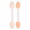 30pcs double-ended sponge eyeshadow applicators for women white 11