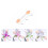 30pcs double-ended sponge eyeshadow applicators for women white 2