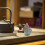 1Pc Brown Ceramic Tea Pet Table Ornament Desktop Decoration 7