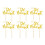 6 pcs cupcake picks with eid mubarak toppers for cake decor 1